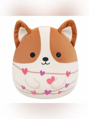 Squishmallows Original 8 Inch Reginald The Corgi with Hearts
2026 Valentine
NWT